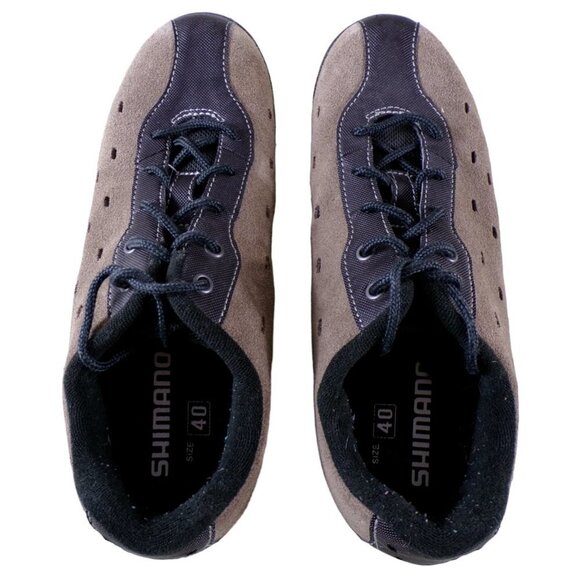 Shimano SPD Mountain Biking Cycling Brown Suede Shoes SH-MT22 EU 40 US 6.5 524 - Picture 3 of 10